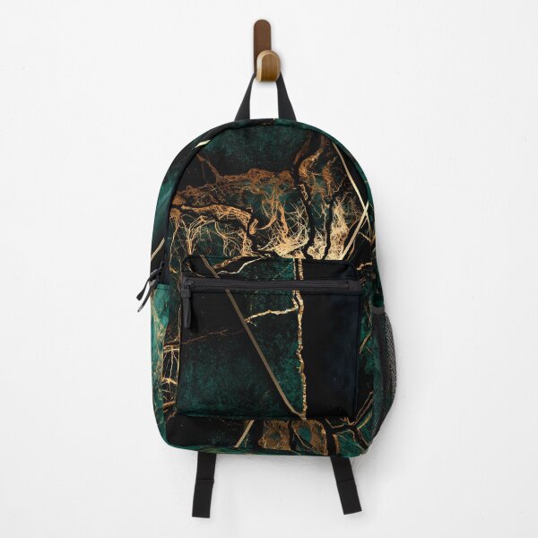 Item preview, Emerald Gold Geometric Luxury Abstraction designed and sold by CosmicGlyph.