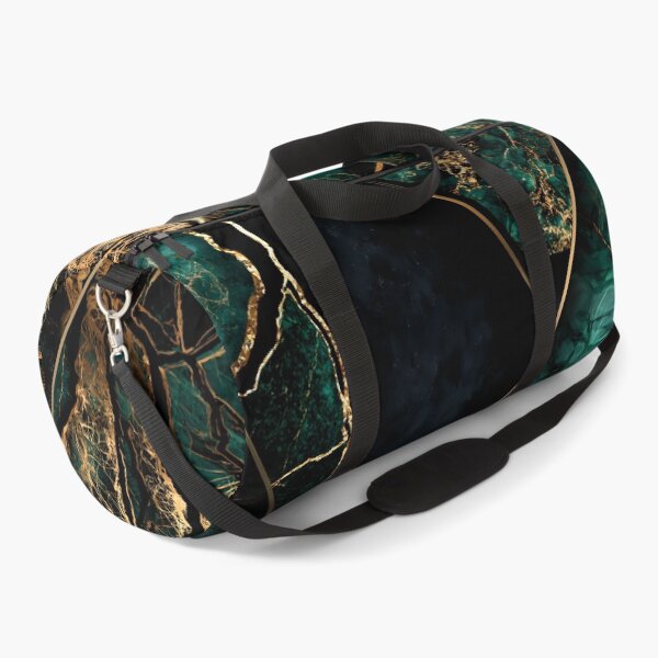Item preview, Emerald Gold Geometric Luxury Abstraction designed and sold by CosmicGlyph.