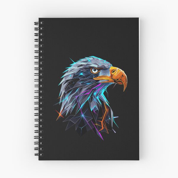 Item preview, Eagle Geometry – Polygonal Wildlife & Freedom Streetwear designed and sold by RetroWaveArtCo.