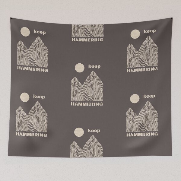 Item preview, Copy of Keep hammering - motivative gifts for sports people designed and sold by alczar.