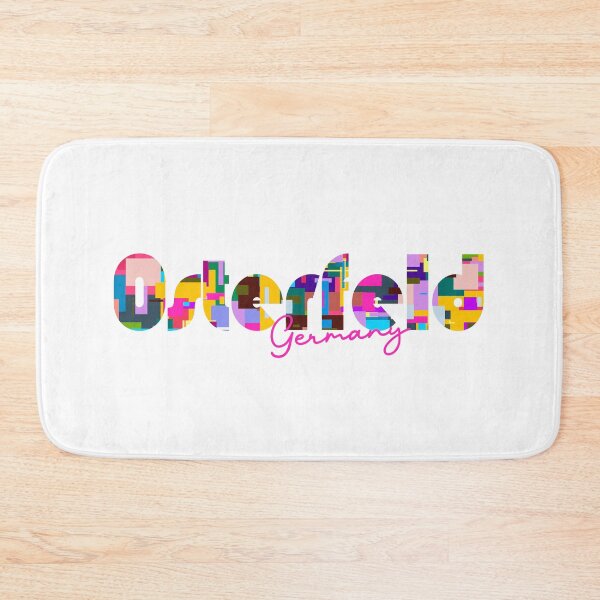 Item preview, Osterfeld, Germany, Vibrant Abstract City Typography Art designed and sold by Wanderful-roads.
