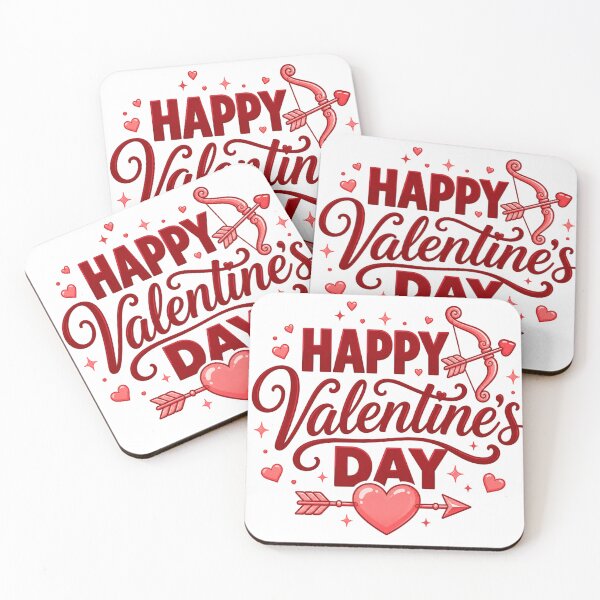 Item preview, Happy Valentine's Day | Classic Red Cupid Arrow Heart Love Art designed and sold by Dulxoz.