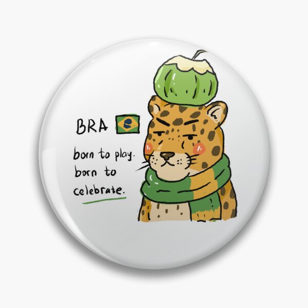 Item preview,     Awkward Animal Hat Club – Brazil’s Party Jaguar | World Cup 2026 Fan designed and sold by chupichapa.