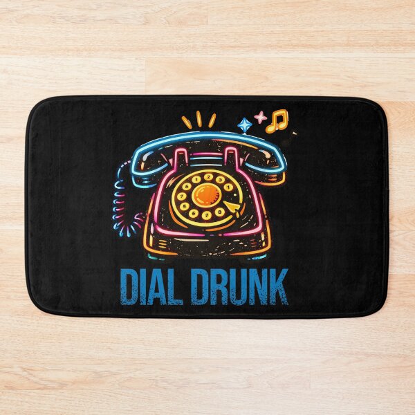 Item preview, Dial Drunk Vintage Phone Indie Pop Art designed and sold by ByteVortex.