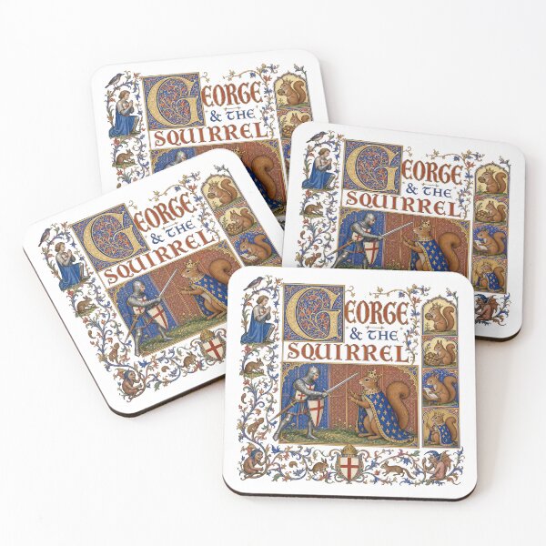 Item preview, St.George and the squirrel , dragon parody designed and sold by CornershopTee.