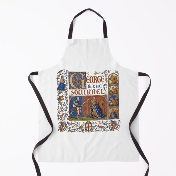 Item preview, St.George and the squirrel , dragon parody designed and sold by CornershopTee.