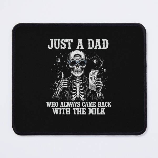 Item preview, Just A Dad Who Always Came Back With The Milk - Funny Skull Meme designed and sold by haitrieuic96.
