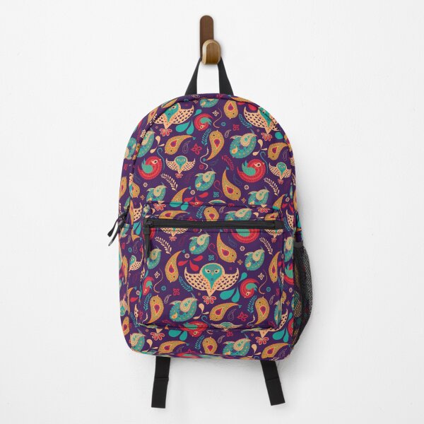 Item preview, Bohemian Flight - Owls and Paisley Patterns designed and sold by Galoux-Pattern.