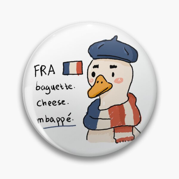 Item preview, Awkward Animal Hat Club – France’s Chic Duck | World Cup 2026 Fan designed and sold by chupichapa.