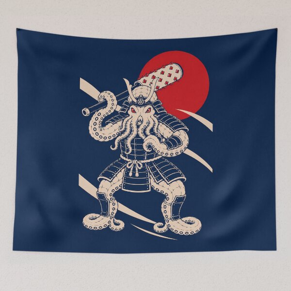 Item preview, Samurai Octopus designed and sold by KungPowUnicorn.