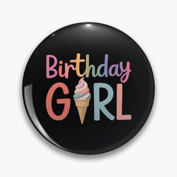 Item preview, Ice Cream Birthday Girl designed and sold by sailorjessiArt.