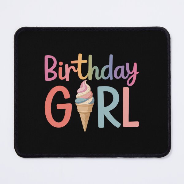 Item preview, Ice Cream Birthday Girl designed and sold by sailorjessiArt.