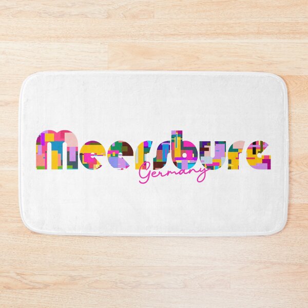 Item preview, Meersburg, Germany, Vibrant Abstract City Typography Art designed and sold by Wanderful-roads.
