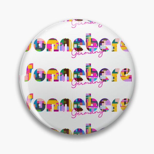 Item preview, Sonneberg, Germany, Vibrant Abstract City Typography Art designed and sold by Wanderful-roads.
