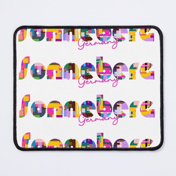Item preview, Sonneberg, Germany, Vibrant Abstract City Typography Art designed and sold by Wanderful-roads.