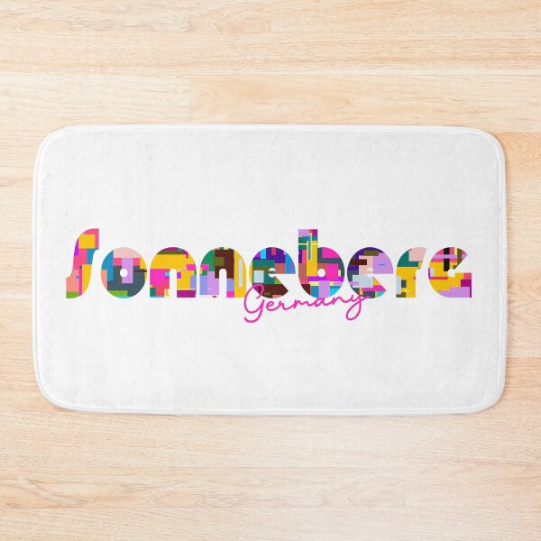 Item preview, Sonneberg, Germany, Vibrant Abstract City Typography Art designed and sold by Wanderful-roads.