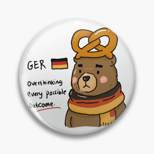 Item preview, Awkward Animal Hat Club – Germany’s Overthinking Bear | World Cup 2026 Fan designed and sold by chupichapa.