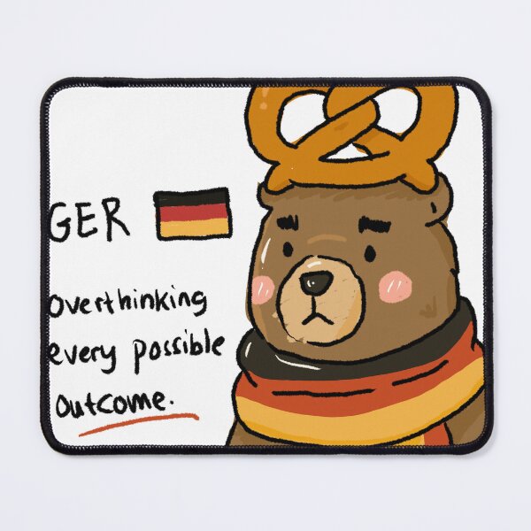 Item preview, Awkward Animal Hat Club – Germany’s Overthinking Bear | World Cup 2026 Fan designed and sold by chupichapa.
