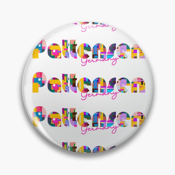 Item preview, Pattensen, Germany, Vibrant Abstract City Typography Art designed and sold by Wanderful-roads.