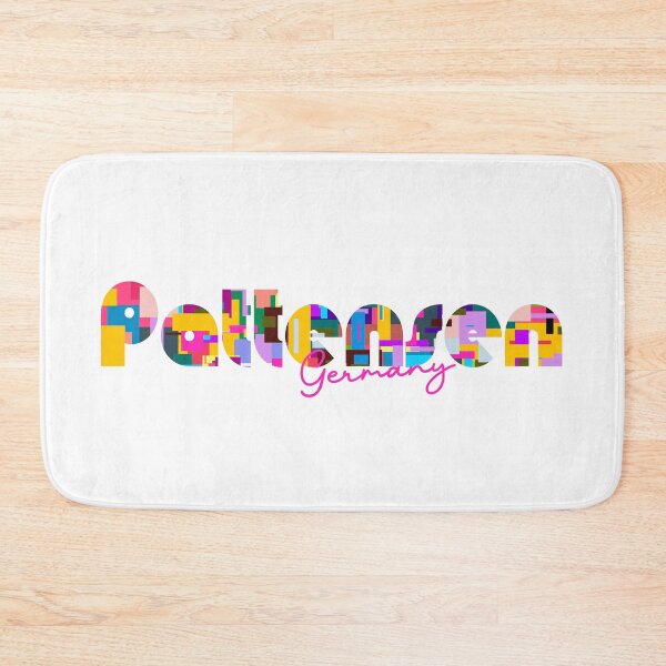 Item preview, Pattensen, Germany, Vibrant Abstract City Typography Art designed and sold by Wanderful-roads.