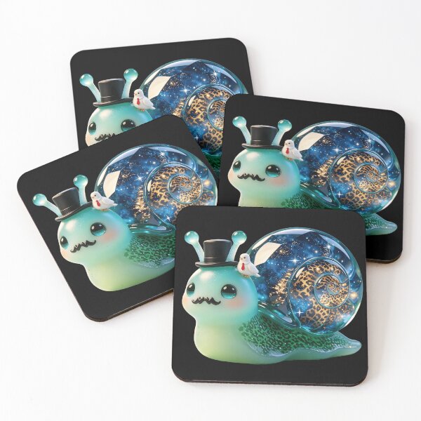 Item preview, Emerald Snail - The Elegant Secret Agent with White Pigeon designed and sold by ABYSSLAB.