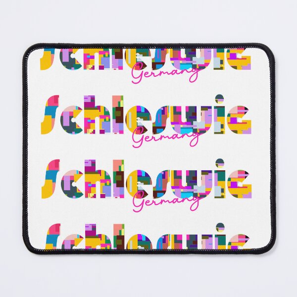 Item preview, Schleswig, Germany, Vibrant Abstract City Typography Art designed and sold by Wanderful-roads.