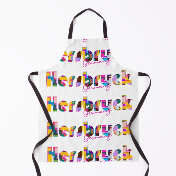 Item preview, Hersbruck, Germany, Vibrant Abstract City Typography Art designed and sold by Wanderful-roads.