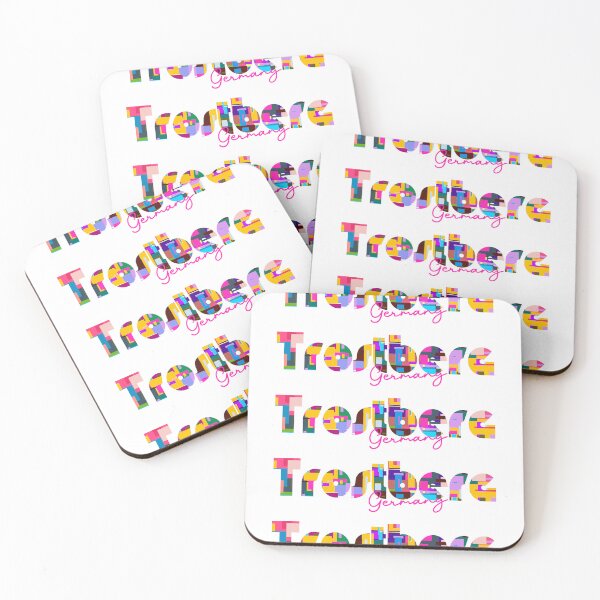Item preview, Trostberg, Germany, Vibrant Abstract City Typography Art designed and sold by Wanderful-roads.