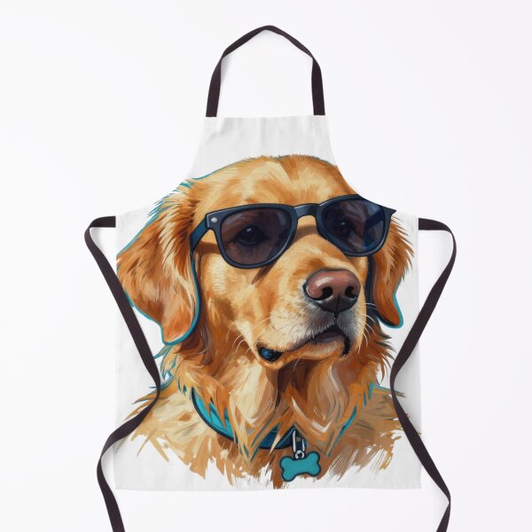Item preview, Un Golden Retriever con gafas de sol designed and sold by LinaDesign Store.