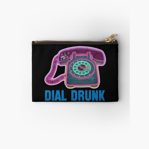 Item preview, Dial Drunk Vintage Phone Indie Pop Art designed and sold by ByteVortex.