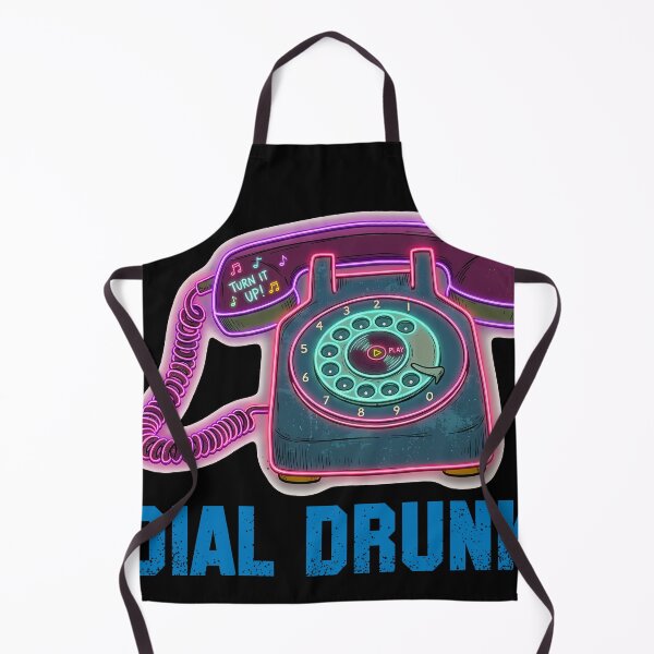 Item preview, Dial Drunk Vintage Phone Indie Pop Art designed and sold by ByteVortex.