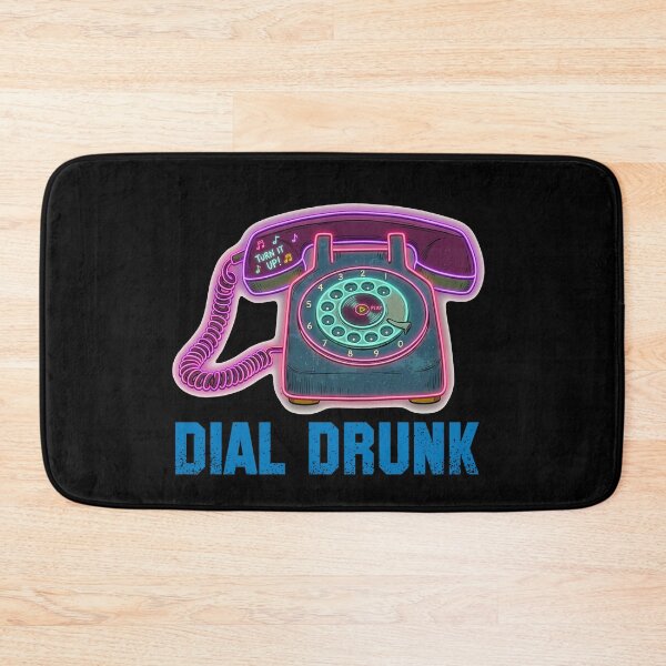 Item preview, Dial Drunk Vintage Phone Indie Pop Art designed and sold by ByteVortex.