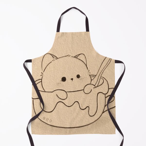 Item preview, Cute cat in coffee cup drawing  designed and sold by NNCollection.