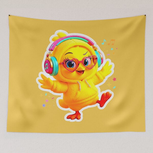 Item preview, Cute Chick Vibes – Adorable Baby Chick Stickers & Kawaii Art designed and sold by Cyber-ART-Studio.