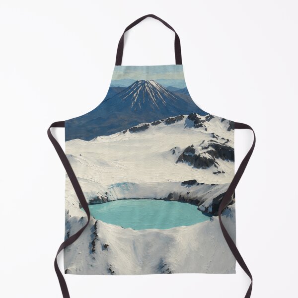 Item preview, Emerald Crater Lake | Alpine Volcano Art Print designed and sold by rigelcreation.