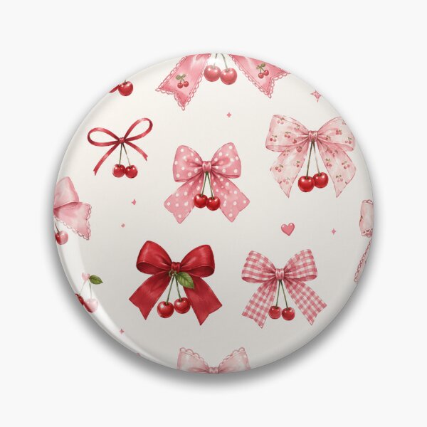 Item preview, Coquette Bows and Cherries designed and sold by EsenciaZen.