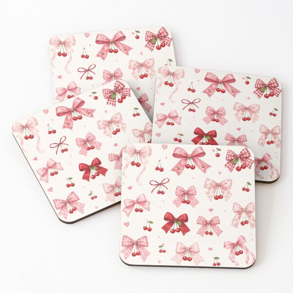 Item preview, Coquette Bows and Cherries designed and sold by EsenciaZen.