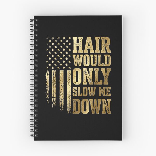 Item preview, Hair Would Only Slow Me Down American Flag - Funny Bald Guy Gold Patriotic designed and sold by haitrieuic96.