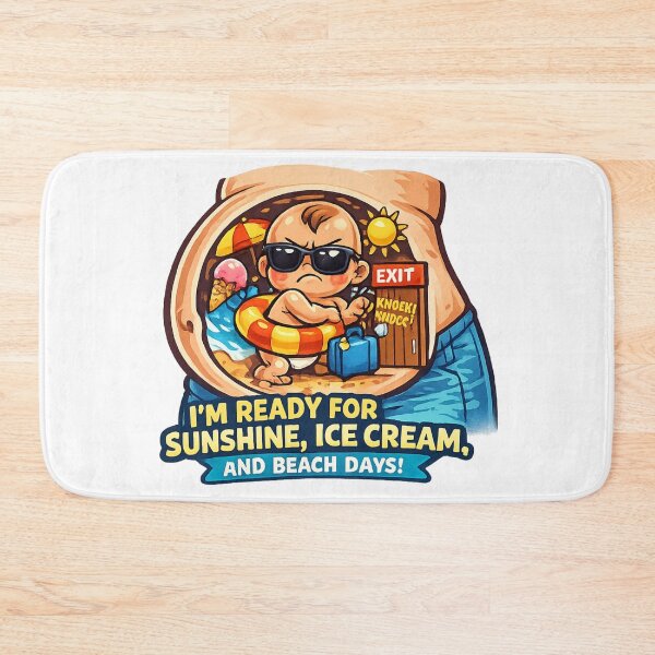 Item preview, Ready for Sunshine, Ice Cream & Beach Days -Summer Quote designed and sold by missprint57.