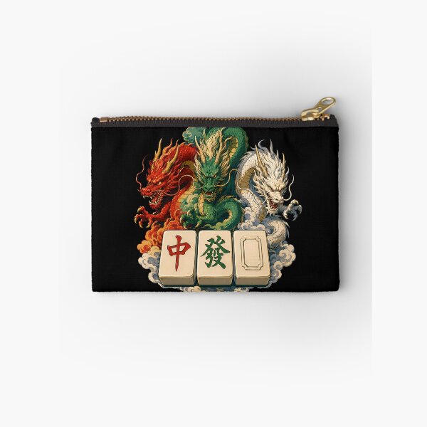 Item preview, Dragon Guardians Of The Mahjong designed and sold by Funny Vintage Stickers And T-Shirts.
