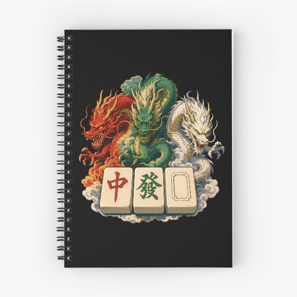 Item preview, Dragon Guardians Of The Mahjong designed and sold by Funny Vintage Stickers And T-Shirts.