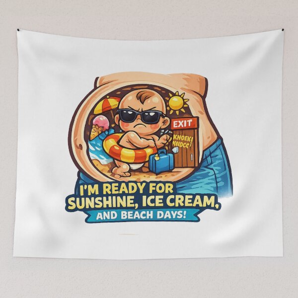 Item preview, Ready for Sunshine, Ice Cream & Beach Days -Summer Quote designed and sold by missprint57.