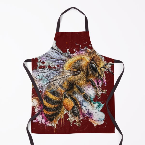 Item preview, Monochrome Honeybee in Inked Motion designed and sold by Sci-fi-2901.