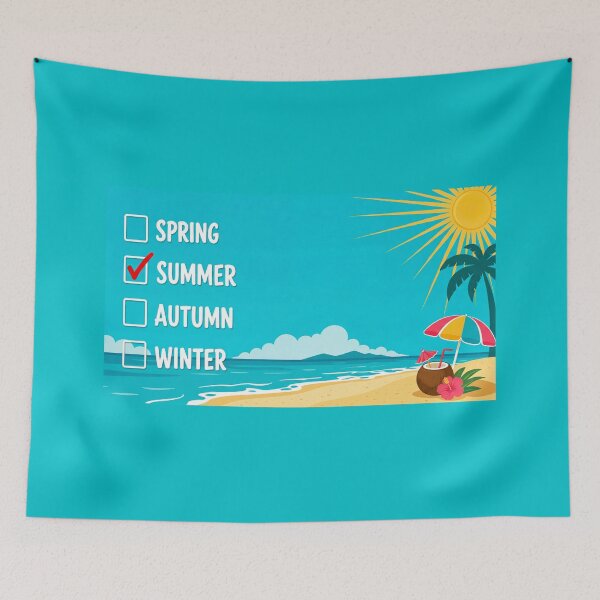 Item preview, Summer holiday tick box designed and sold by CornershopTee.