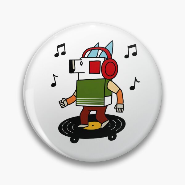 Item preview, DJ Record Dog designed and sold by BlockyBeasts.
