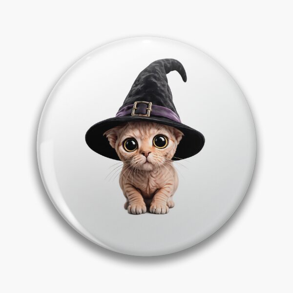 Item preview, Too Cute to Hex – Adorable Witch Cat with Magic Hat designed and sold by GGAUL.