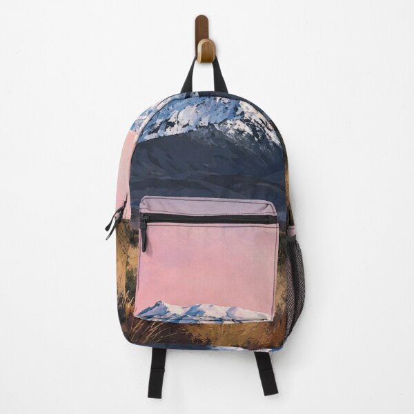 Item preview, Alpine Twilight Majesty | Snow-Capped Mountain Art Print designed and sold by rigelcreation.