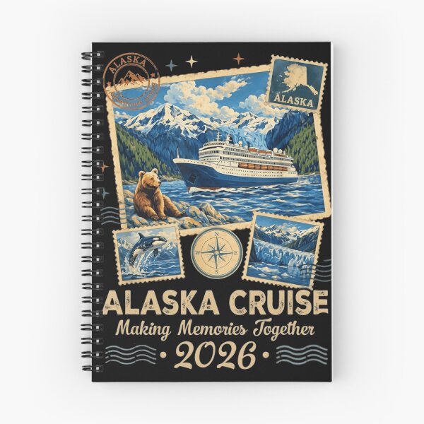 Item preview, Alaska Cruise 2026 Making Memories Together - Vintage Scrapbook designed and sold by haitrieuic96.