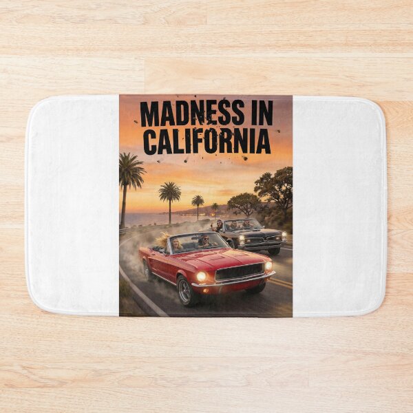 Item preview, ROAD MOVIE POSTER MADNESS IN CALIFORNIA 1967 designed and sold by VERYOLDROAD BY AXTON BROWNING .