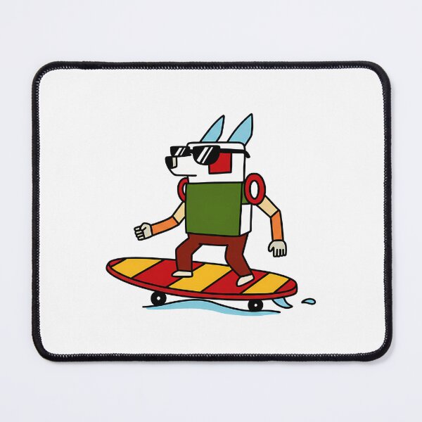 Item preview, Surfing Beach Dog designed and sold by BlockyBeasts.